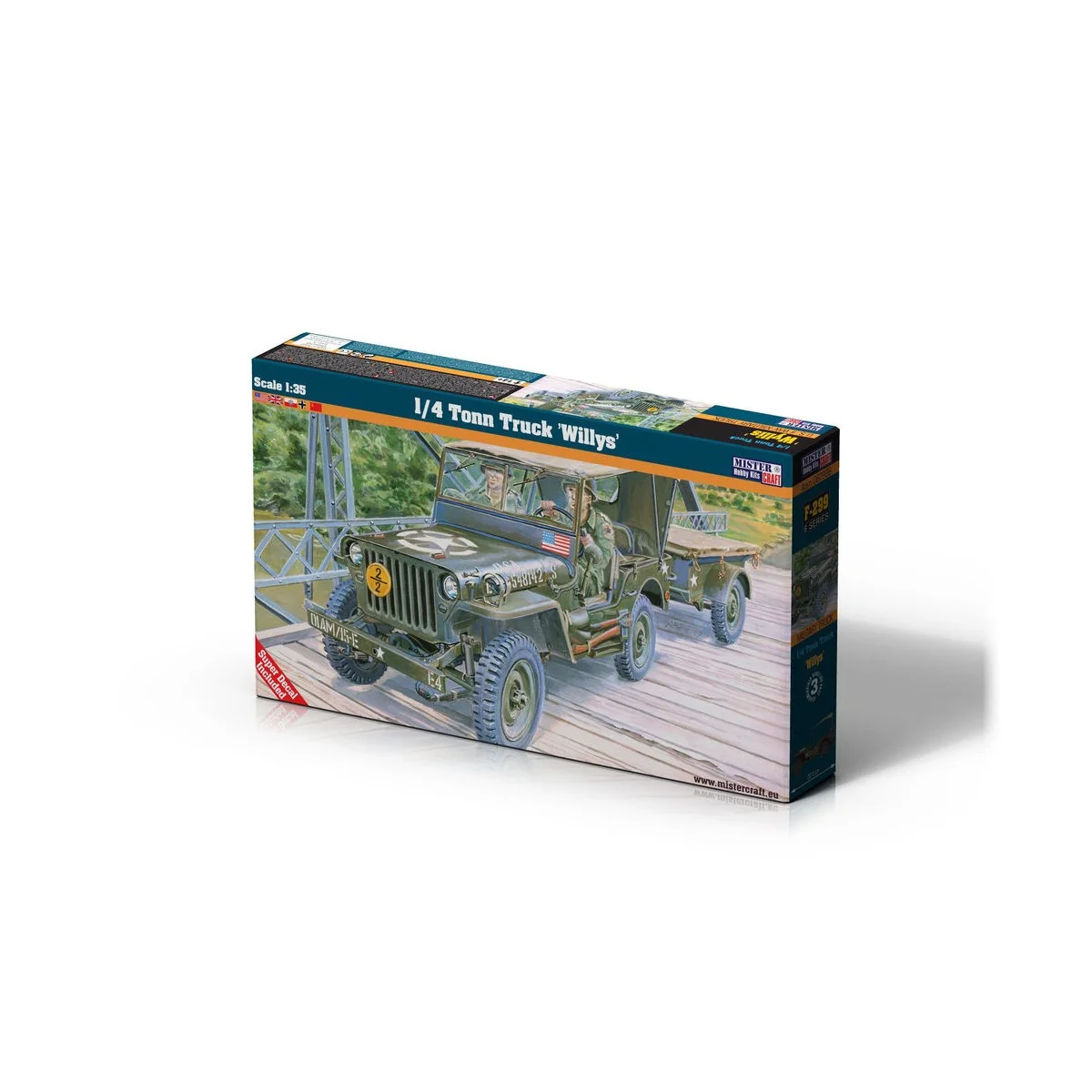 1/4 Tonn Truck 'Willys', 1/35 - Mistercraft F-299 1/4 Tonn Truck 'Willys', 1/35 - Mistercraft F-299