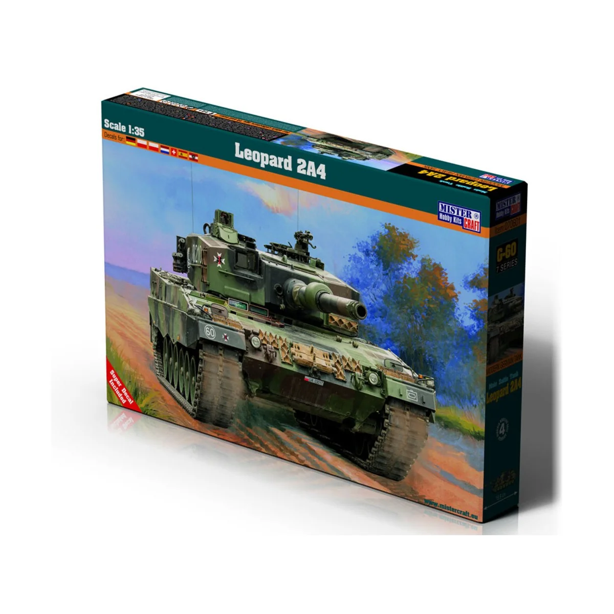 Leopard 2A4, 1/35 - Mistercraft G-60