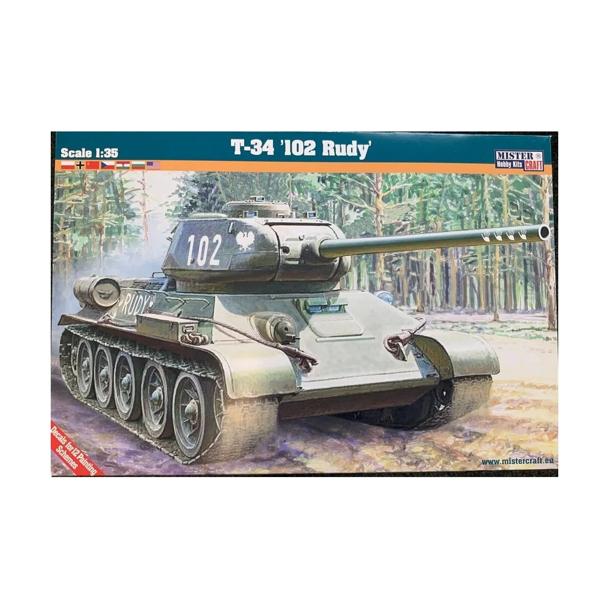 T-34 102 Rudy - Mistercraft G-95