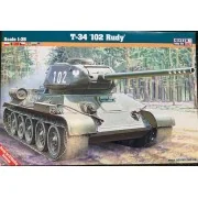 T-34 102 Rudy, 1/35 - Mistercraft G-95