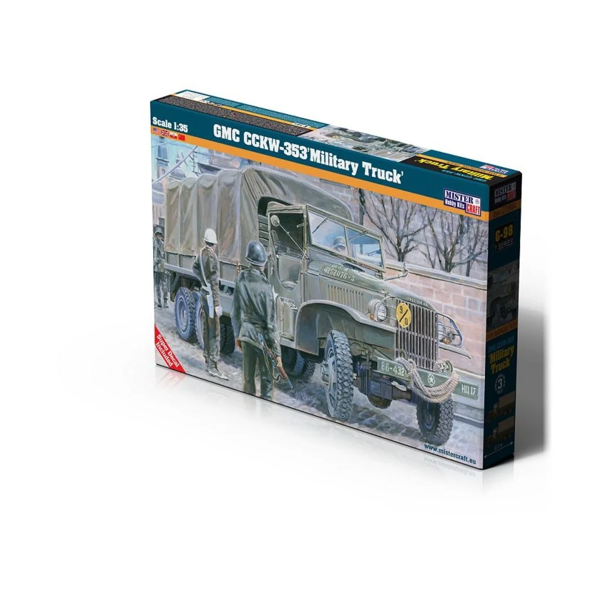 GMC CCKW-353 "Military Truck, 1/35 - Mistercraft G-98