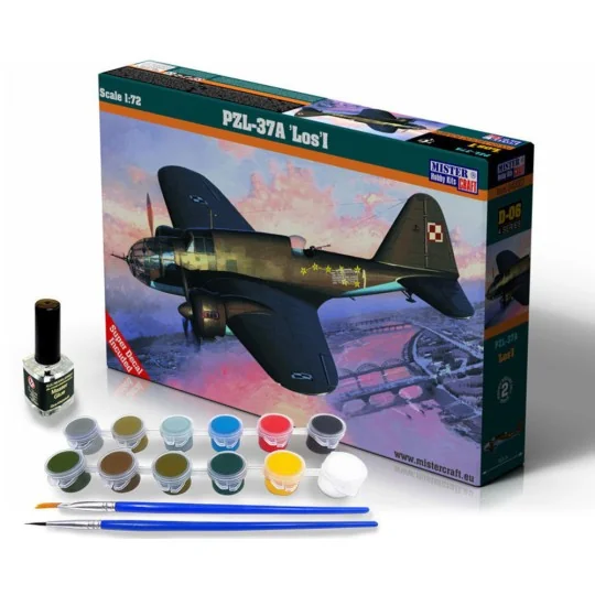 PZL P-37A Los I SUPER SET, 1/72 - Mistercraft SD-06
