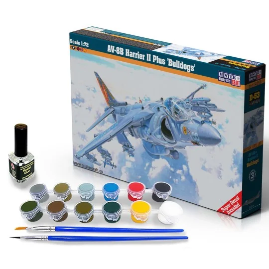 AV-8B Harrier II Plus Bulldogs SUPER SET, 1/72 - Mistercraft SD-53