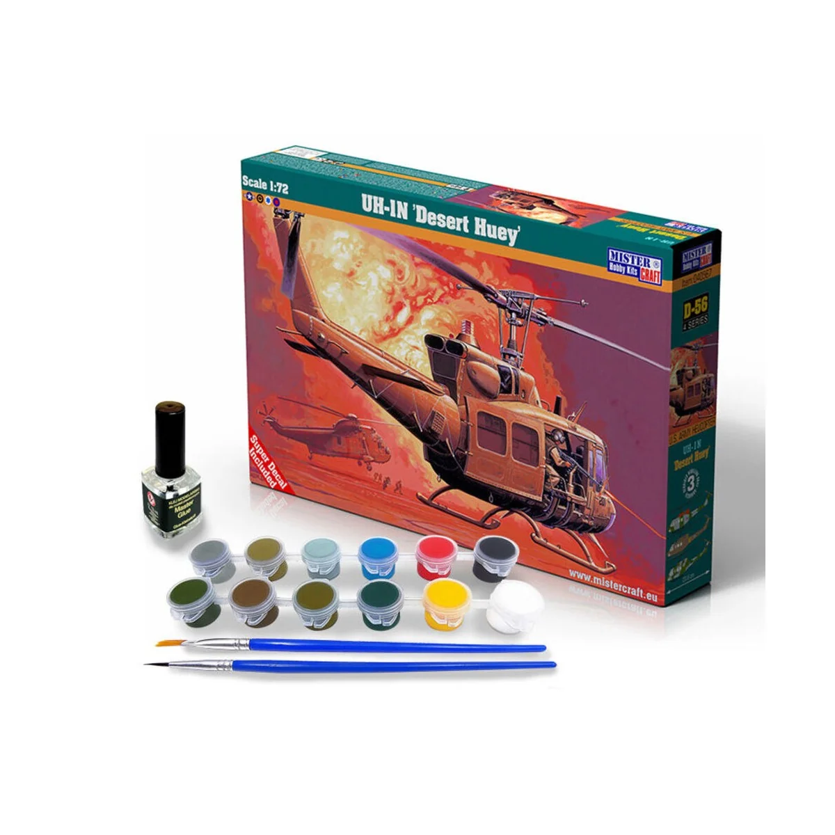 UH-1N Desert Huey, START SET - Mistercraft SD-56