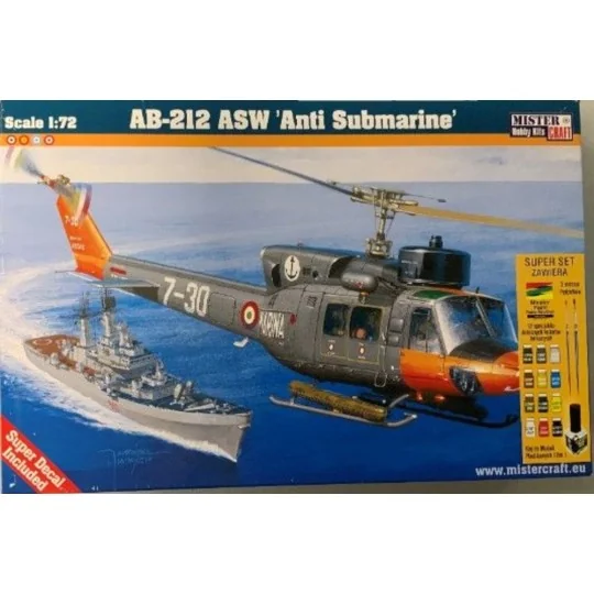 AB-212 ASW Anti Submarine SUPER SET, 1/72 - Mistercraft SD-57