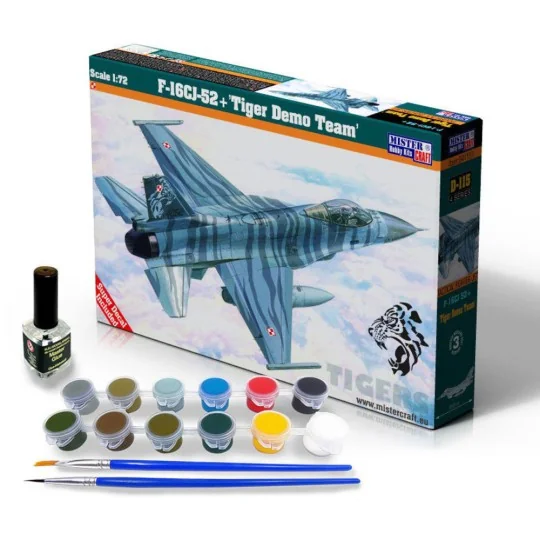 F-16CJ-52+"Tiger Demo Team " SUPER SET - Mistercraft SD-115
