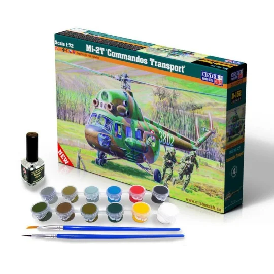 Mi-2T Commandos Transport SUPER SET, 1/72 - Mistercraft SD-152 Mi-2T Commandos Transport SUPER SET, 1/72 - Mistercraft SD-152