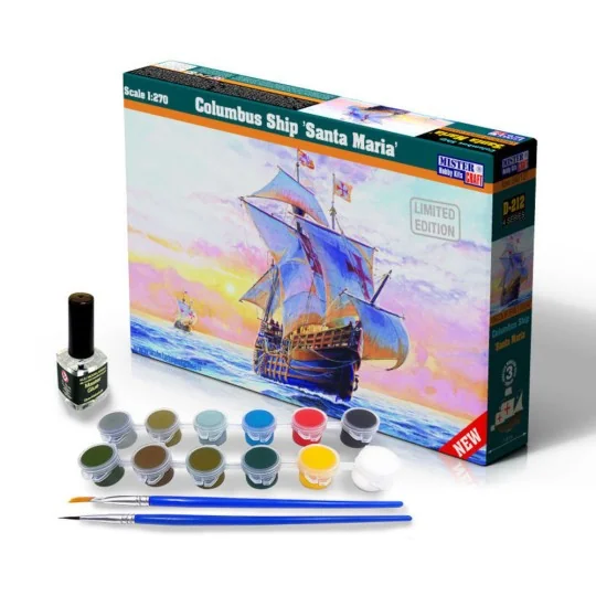 Columbus Ship Santa Maria SUPER SET, 1/270 - Mistercraft SD-212