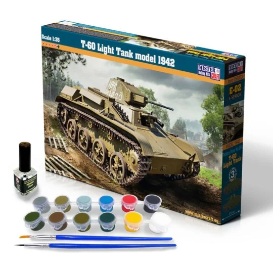 T-60 Light Tank SUPER SET, 1/35 - Mistercraft SE-02 T-60 Light Tank SUPER SET, 1/35 - Mistercraft SE-02