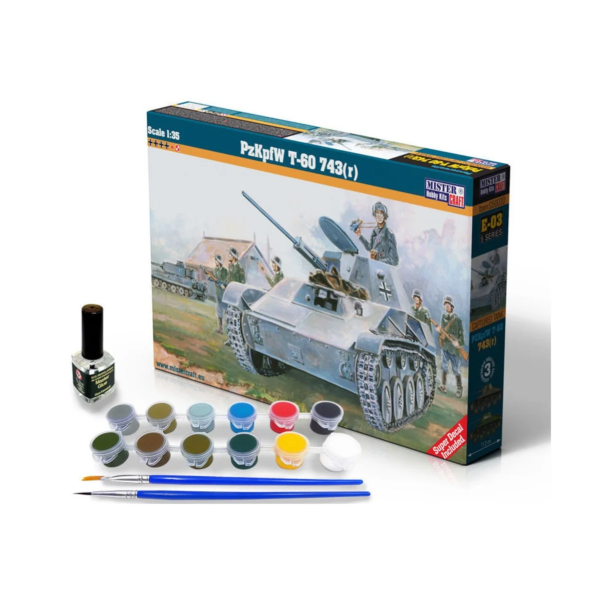 PzKpfW t-60 743(r) SUPER SET - Mistercraft SE-03