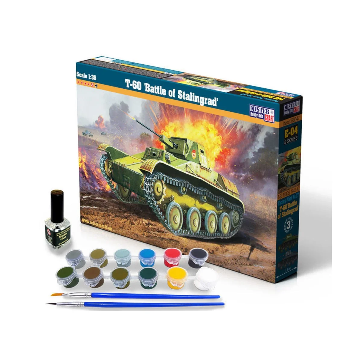 T-60 Battle of Stalingrad SUPER SET, 1/35 - Mistercraft SE-04