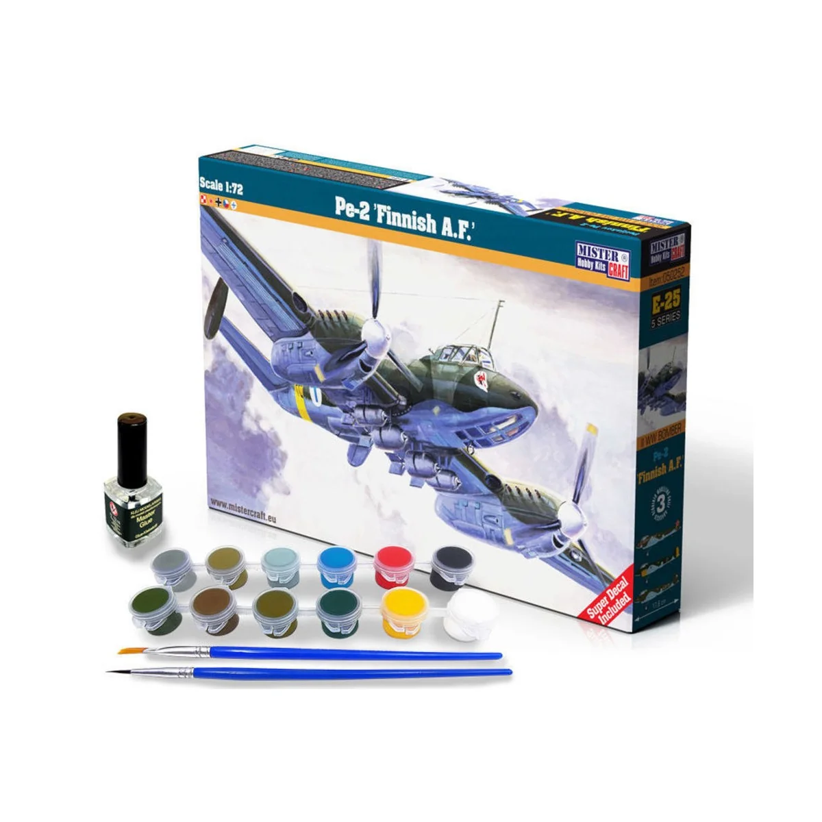 Pe-2 Finnish A.F. SUPER SET - Mistercraft SE-25