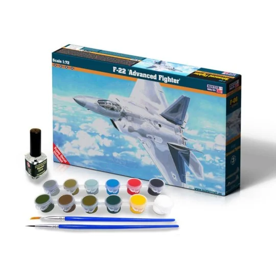F-22 Advanced Fighter SUPER SET, 1/72 - Mistercraft SF-06 F-22 Advanced Fighter SUPER SET, 1/72 - Mistercraft SF-06