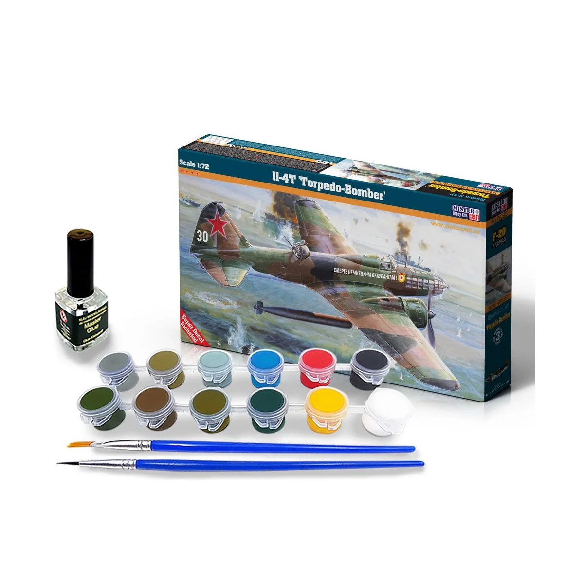 IL-4T Torpedo-Bomber SUPER SET, 1/72 - Mistercraft SF-20