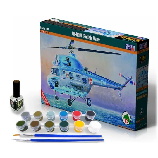 4 Mi-2 RM Polish Navy, START SET, 1/48 - Mistercraft SF-154 4 Mi-2 RM Polish Navy, START SET, 1/48 - Mistercraft SF-154