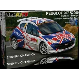 PEUGEOT 207 S2000 Meeke Ypres WR 2009, 1/24 - BELKITS BEL001