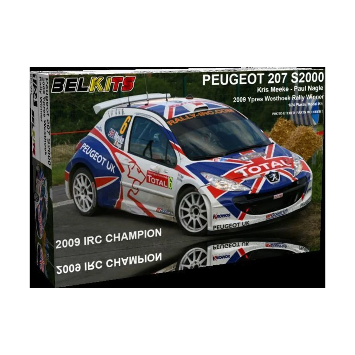 PEUGEOT 207 S2000 Meeke Ypres WR 2009, 1/24 - BELKITS BEL001