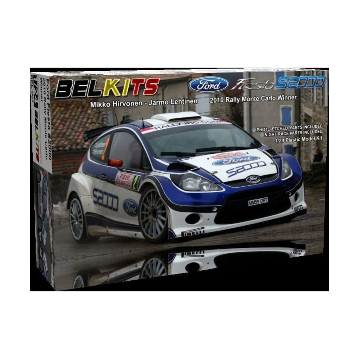 Ford Fiesta S2000 Hirvonen MC 2010, 1/24 - BELKITS BEL002