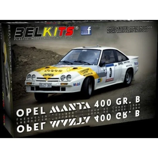 OPEL MANTA 400 GR.B Tour de corse 1984 Frequelin -"Tilber", 1/24 - ... OPEL MANTA 400 GR.B Tour de corse 1984 Frequelin -"Tilber", 1/24 - ...