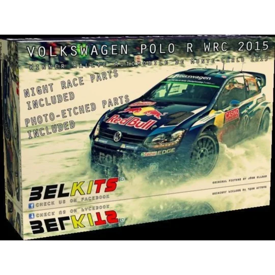 VW POLO R WRC Monte Carlo 2015, 1/24 - BELKITS BEL010