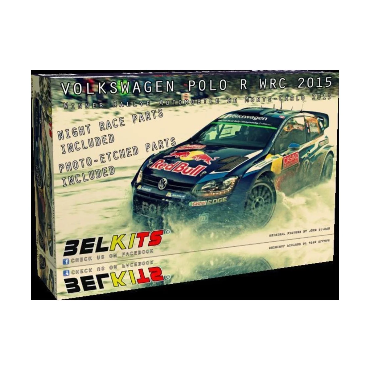 VW POLO R WRC Monte Carlo 2015 - BELKITS BEL010