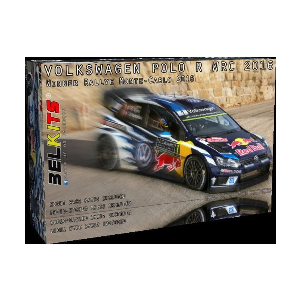 VW POLO R WRC Monte Carlo 2016 - BELKITS BEL011