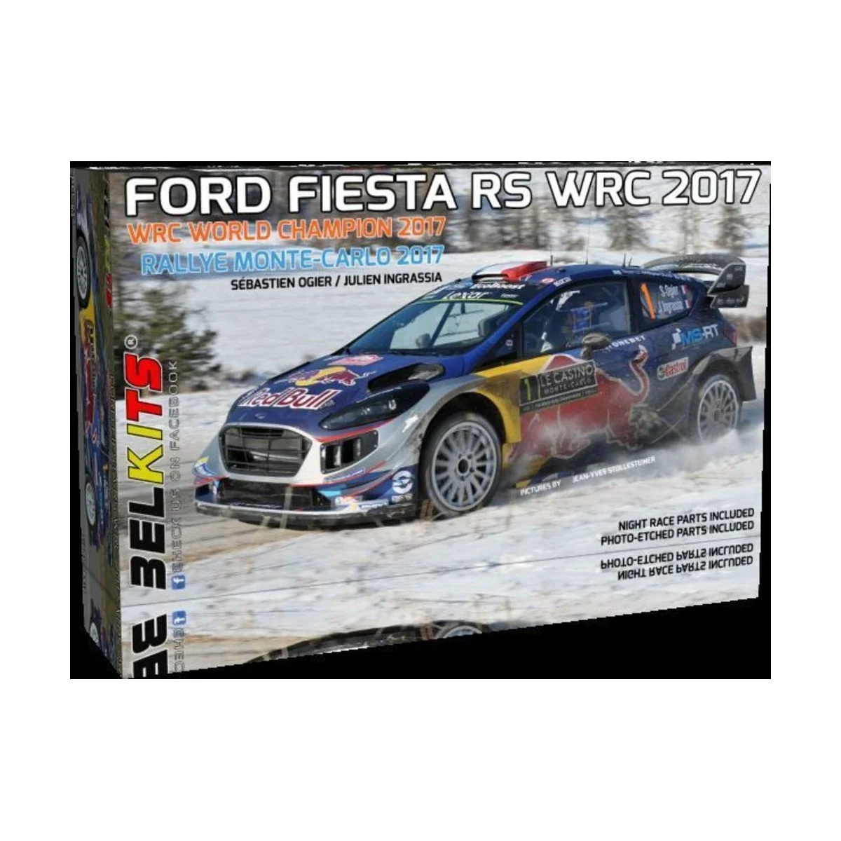 Ford Fiesta RS WRC 2017 World Champion 2017, S.Ogier - BELKITS BEL012
