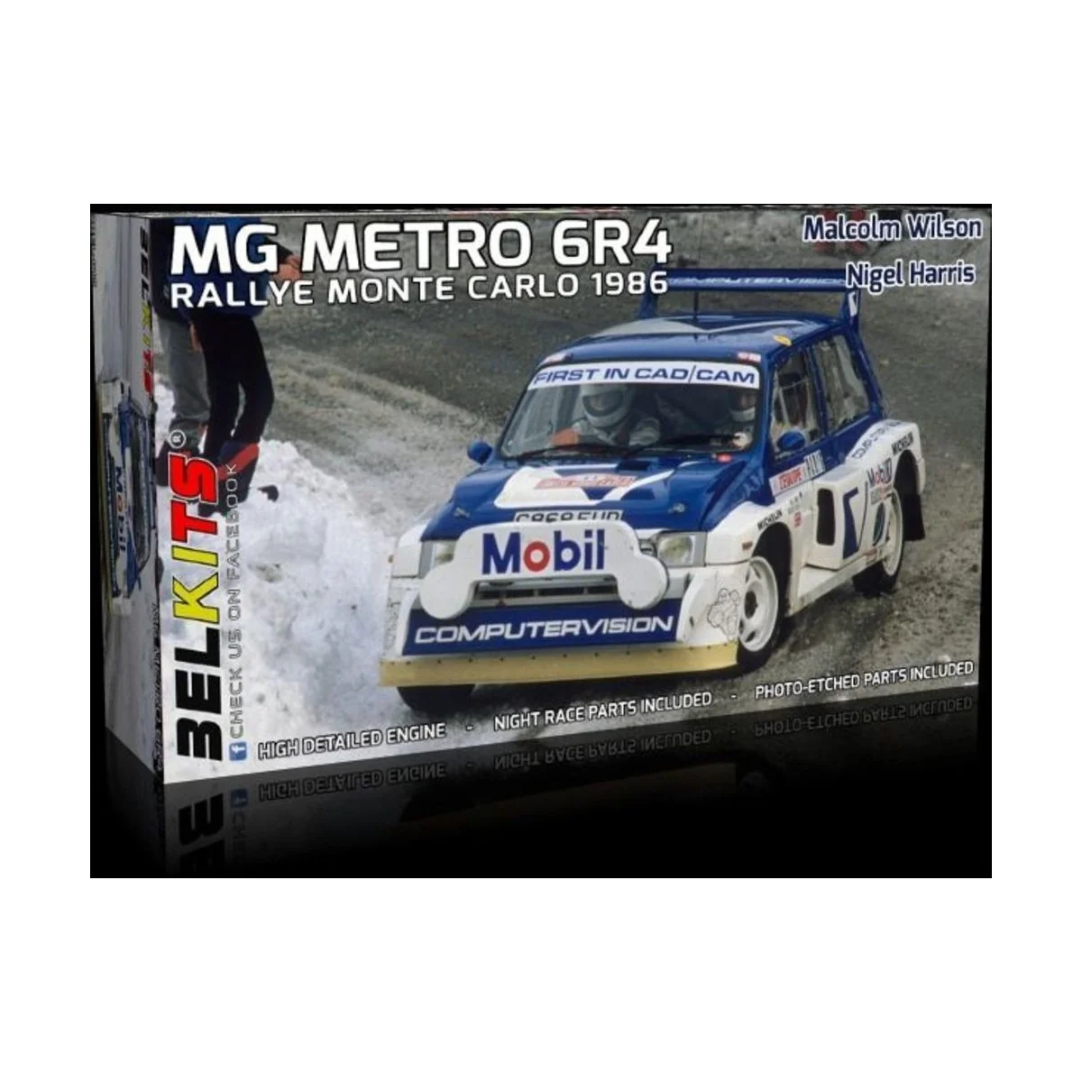 MG METRO 6R4,Rallye Monte Carlo 1986 - BELKITS BEL015