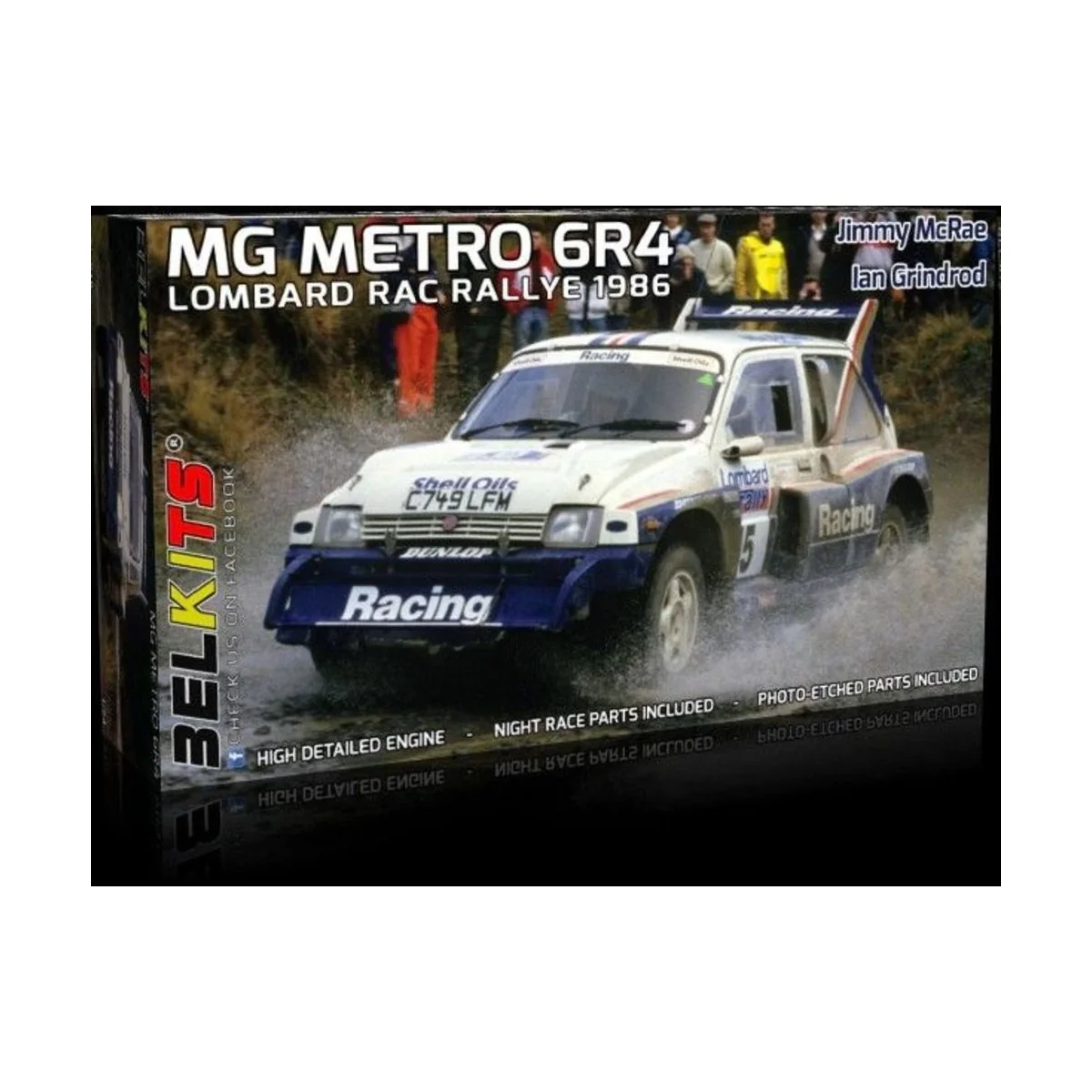 MG METRO 6R4,Lombard RAC Rallye 1986 - BELKITS BEL016