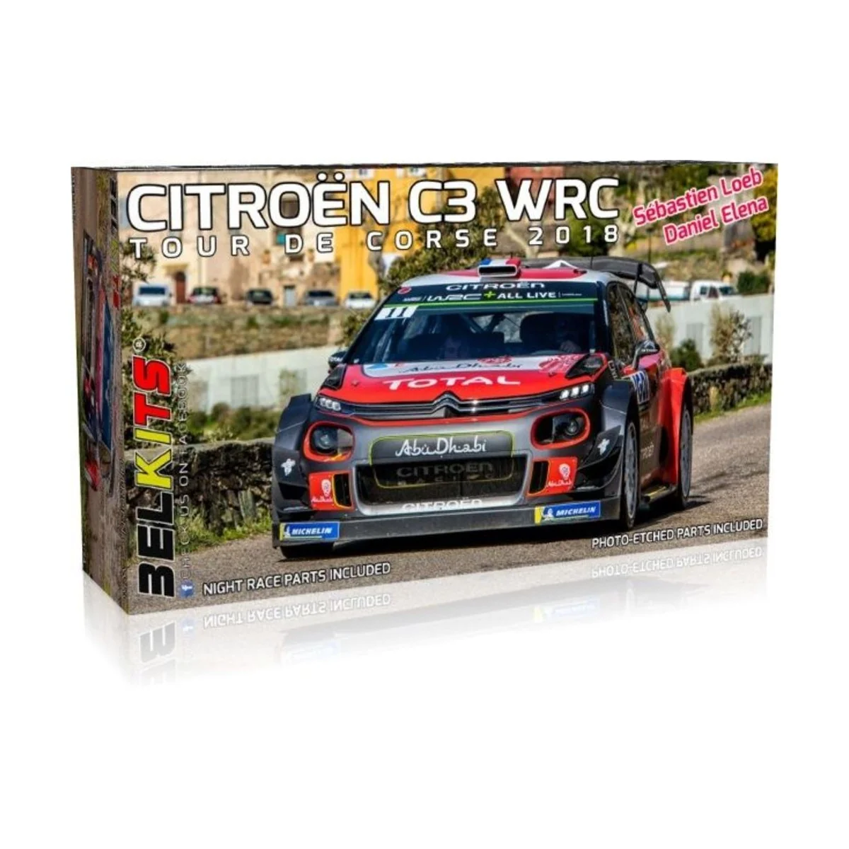 Citroen C3 Loeb Tour de Corse 2018, 1/24 - BELKITS BEL017
