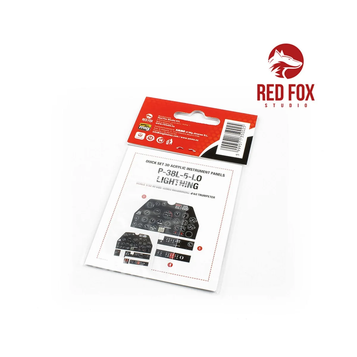 1/32 P-38L-5-LO Lightning (for Trumpeter kit) - Red Fox Studio RFSQ...