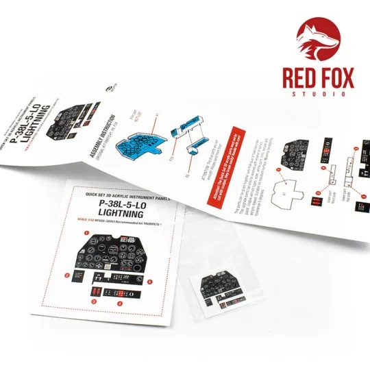 1/32 P-38L-5-LO Lightning (for Trumpeter kit) - Red Fox Studio RFSQ...