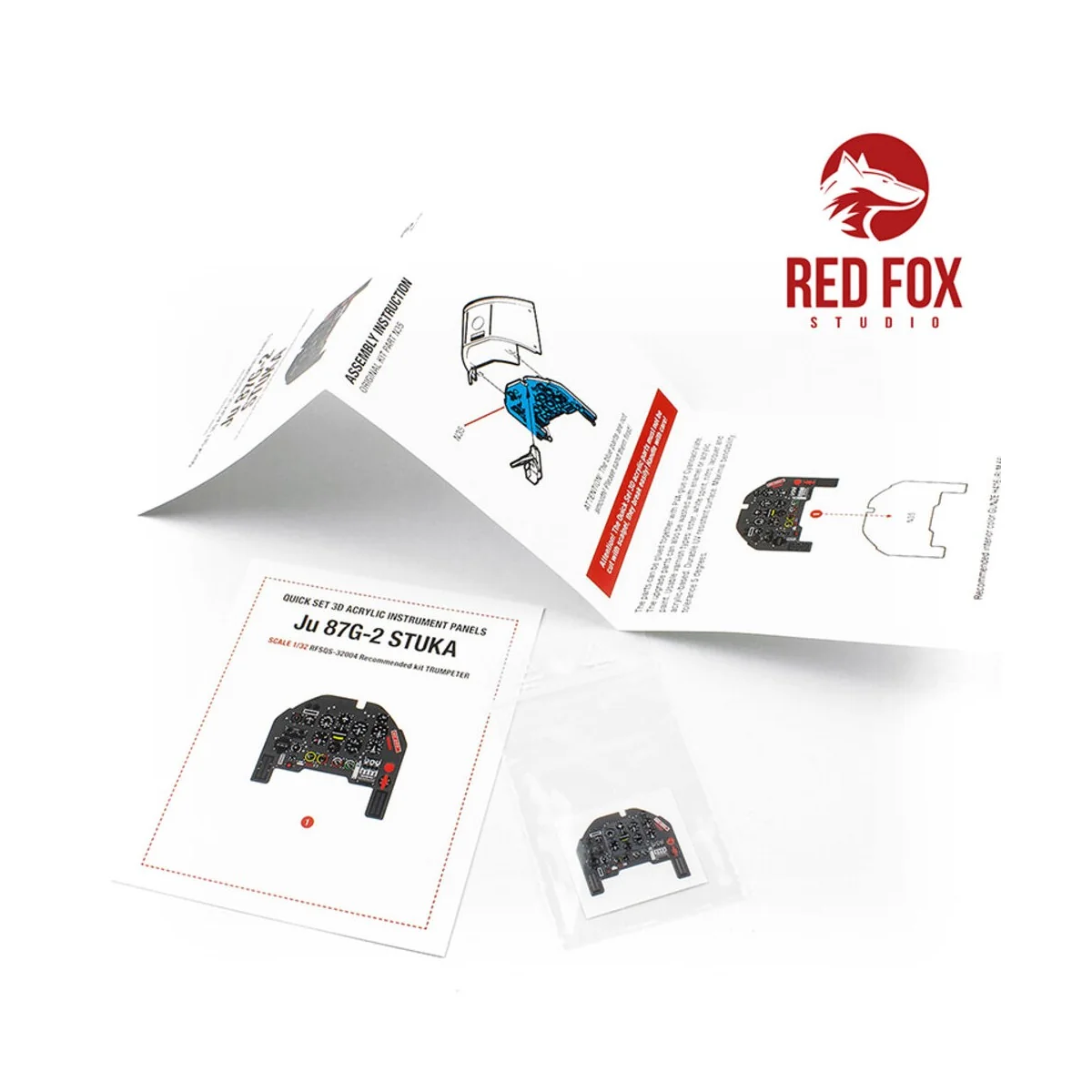 1/32 Junkers Ju-87G-2 Stuka (for Trumpeter kit) - Red Fox Studio RF...