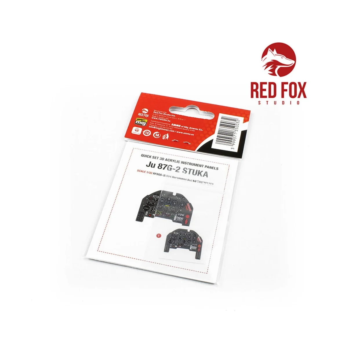 1/32 Junkers Ju-87G-2 Stuka (for Trumpeter kit), 1/32 - Red Fox Stu...