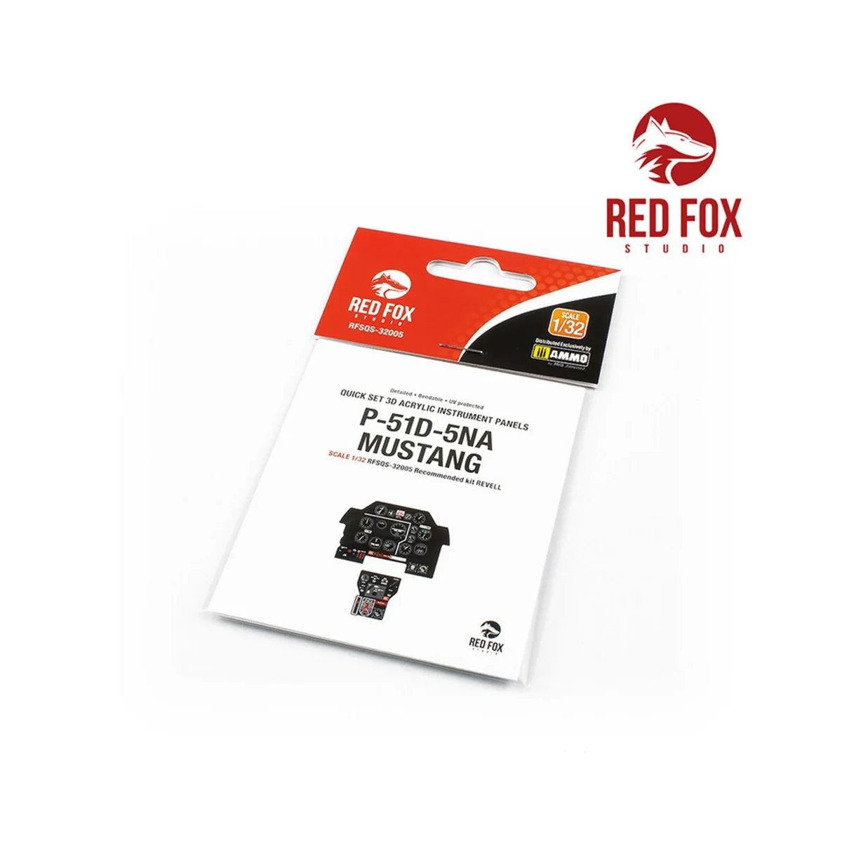 1/32 P-51D-5NA Mustang (for Revell kit) - Red Fox Studio RFSQS-32005