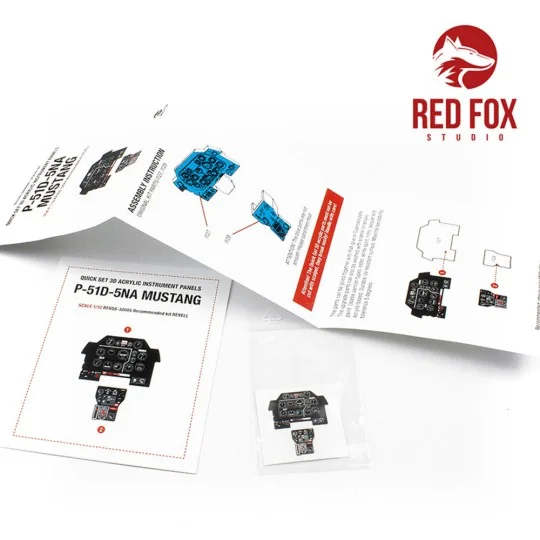 1/32 P-51D-5NA Mustang (for Revell kit), 1/32 - Red Fox Studio RFSQ...