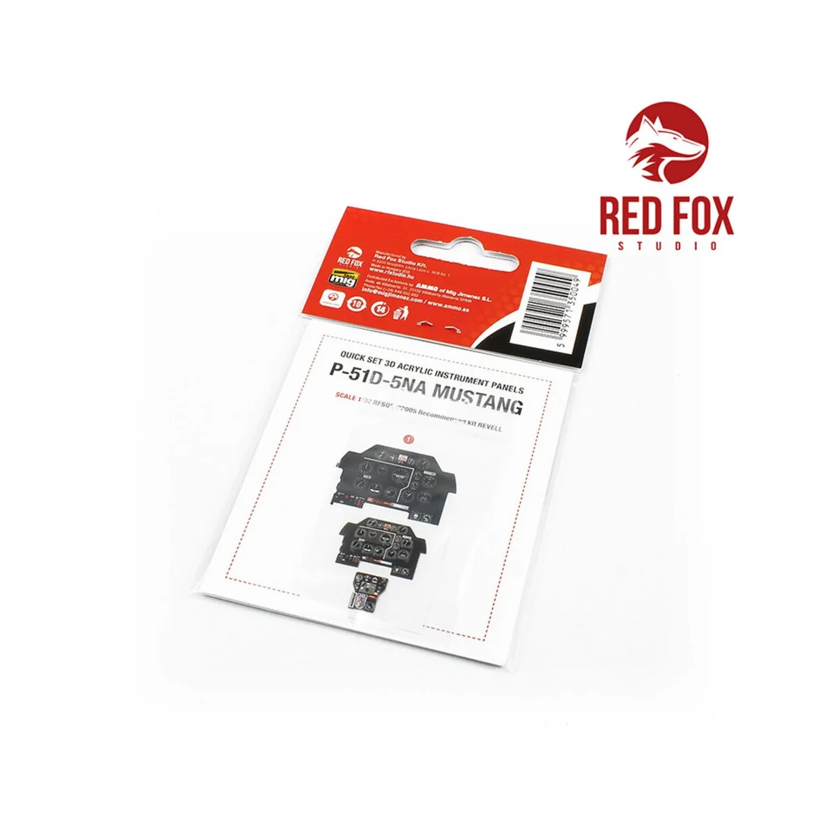 1/32 P-51D-5NA Mustang (for Revell kit) - Red Fox Studio RFSQS-32005