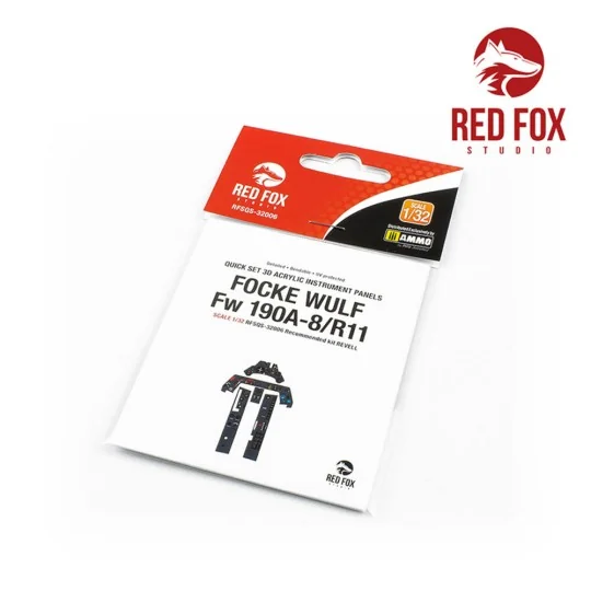 1/32 Focke-Wulf Fw190 A-8/R11 (for Revell kit), 1/32 - Red Fox Stud...