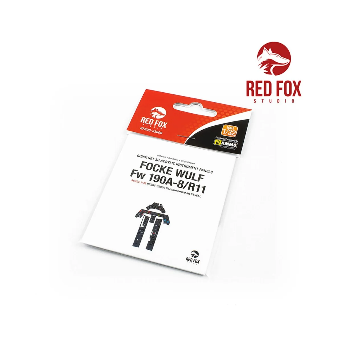 1/32 Focke-Wulf Fw190 A-8/R11 (for Revell kit), 1/32 - Red Fox Stud...