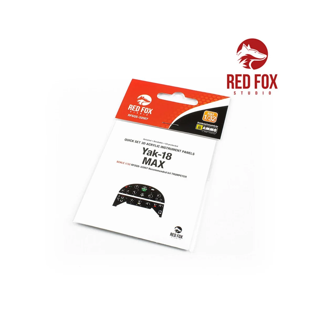 1/32 Yakovlev Yak-18 Max (for Trumpeter kit) - Red Fox Studio RFSQS...