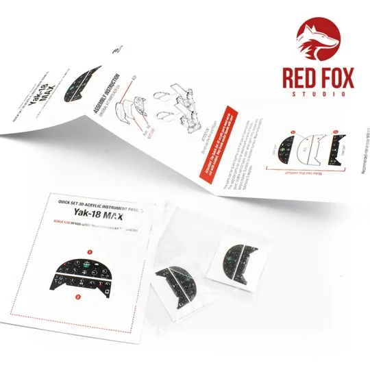 1/32 Yakovlev Yak-18 Max (for Trumpeter kit) - Red Fox Studio RFSQS...