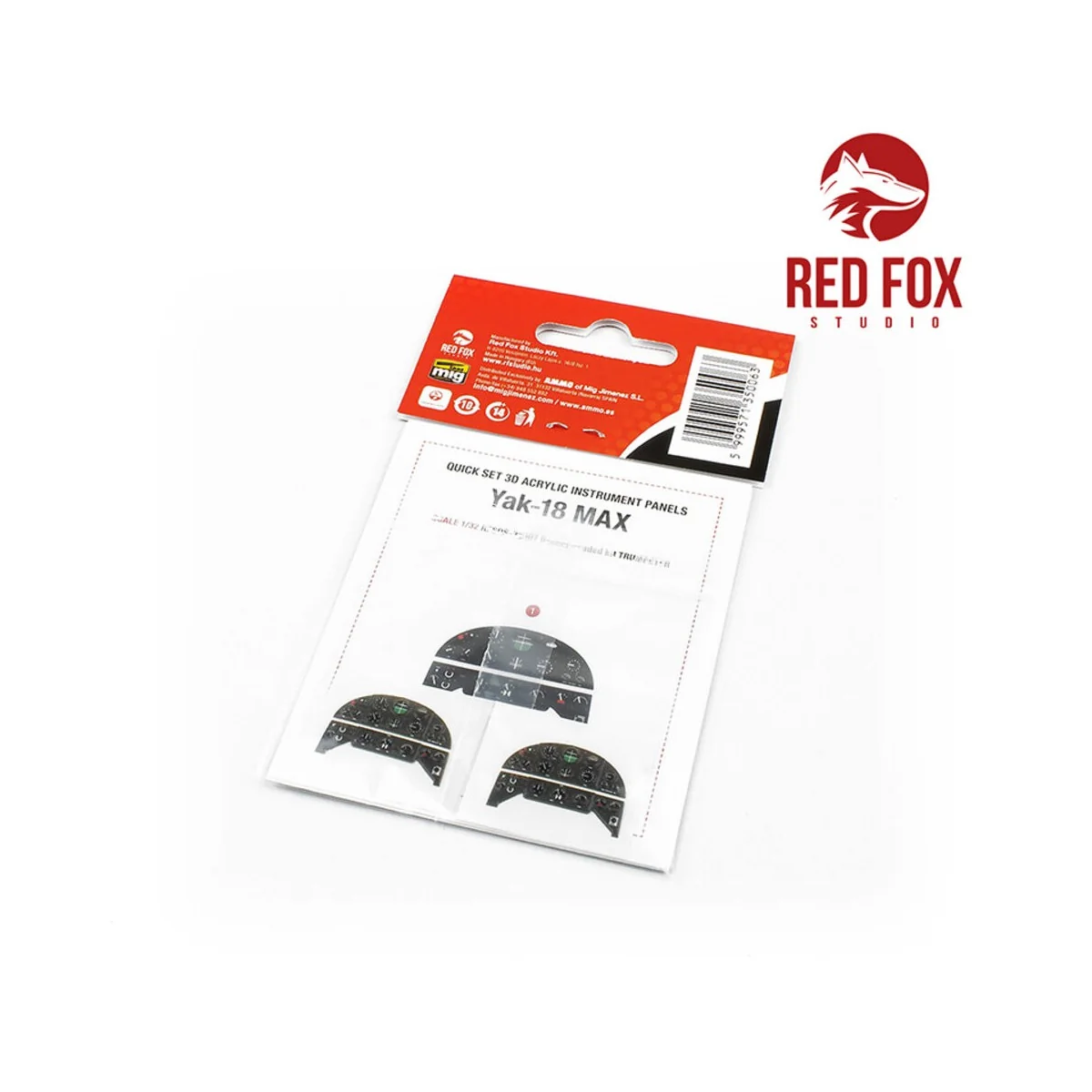 1/32 Yakovlev Yak-18 Max (for Trumpeter kit) - Red Fox Studio RFSQS...