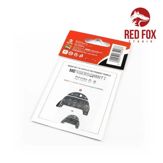 1/32 Messerschmitt Bf 109G-6 (for Revell kit) - Red Fox Studio RFSQ...