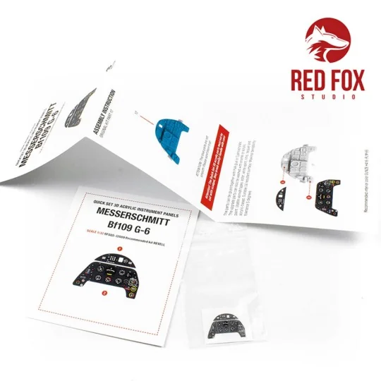 1/32 Messerschmitt Bf 109G-6 (for Revell kit) - Red Fox Studio RFSQ...