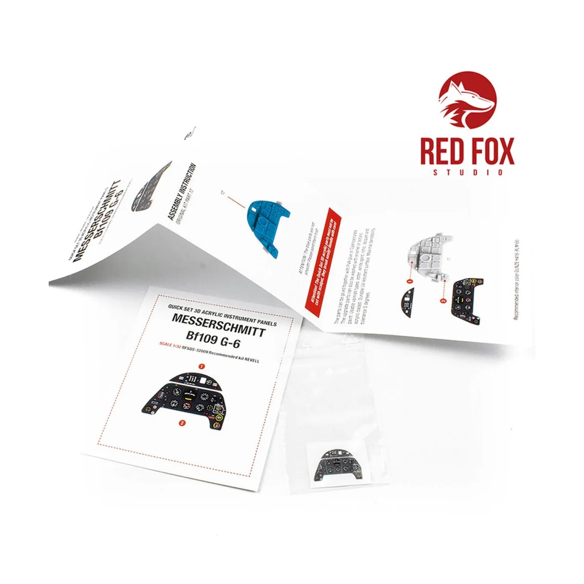 1/32 Messerschmitt Bf 109G-6 (for Revell kit), 1/32 - Red Fox Studi...