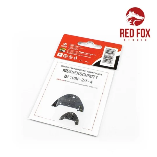 1/32 Messerschmitt Bf 109F-4 (for Trumpeter kit), 1/32 - Red Fox St... 1/32 Messerschmitt Bf 109F-4 (for Trumpeter kit), 1/32 - Red Fox St...