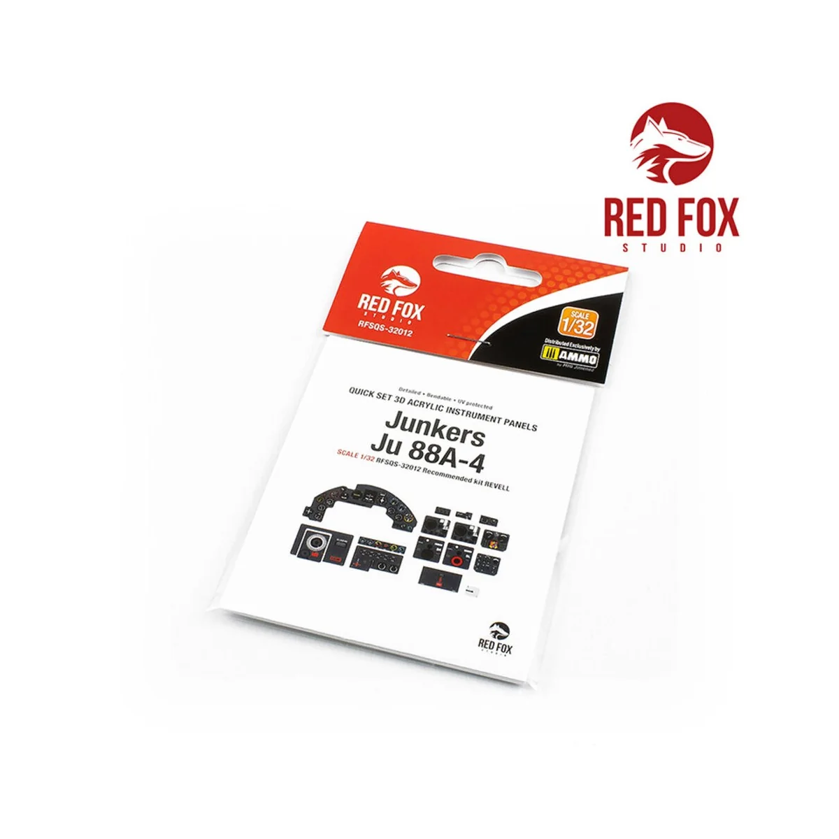 1/32 Junkers Ju 88A-4 (for Revell kit) - Red Fox Studio RFSQS-32012