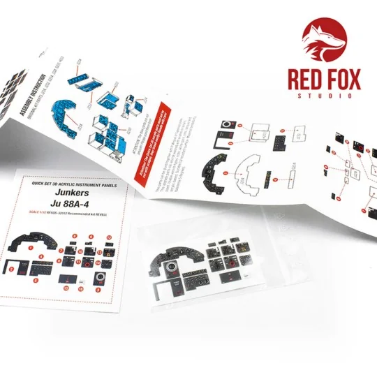 1/32 Junkers Ju 88A-4 (for Revell kit), 1/32 - Red Fox Studio RFSQS...
