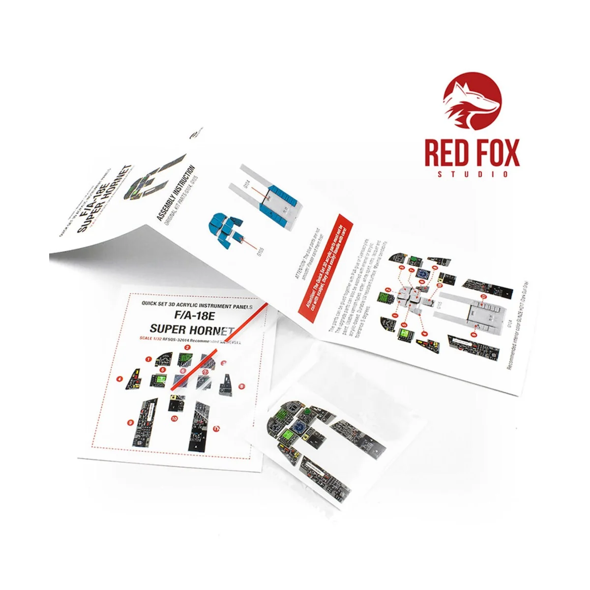 1/32 F/A-18E Super Hornet (for Revell kit) - Red Fox Studio RFSQS-3...