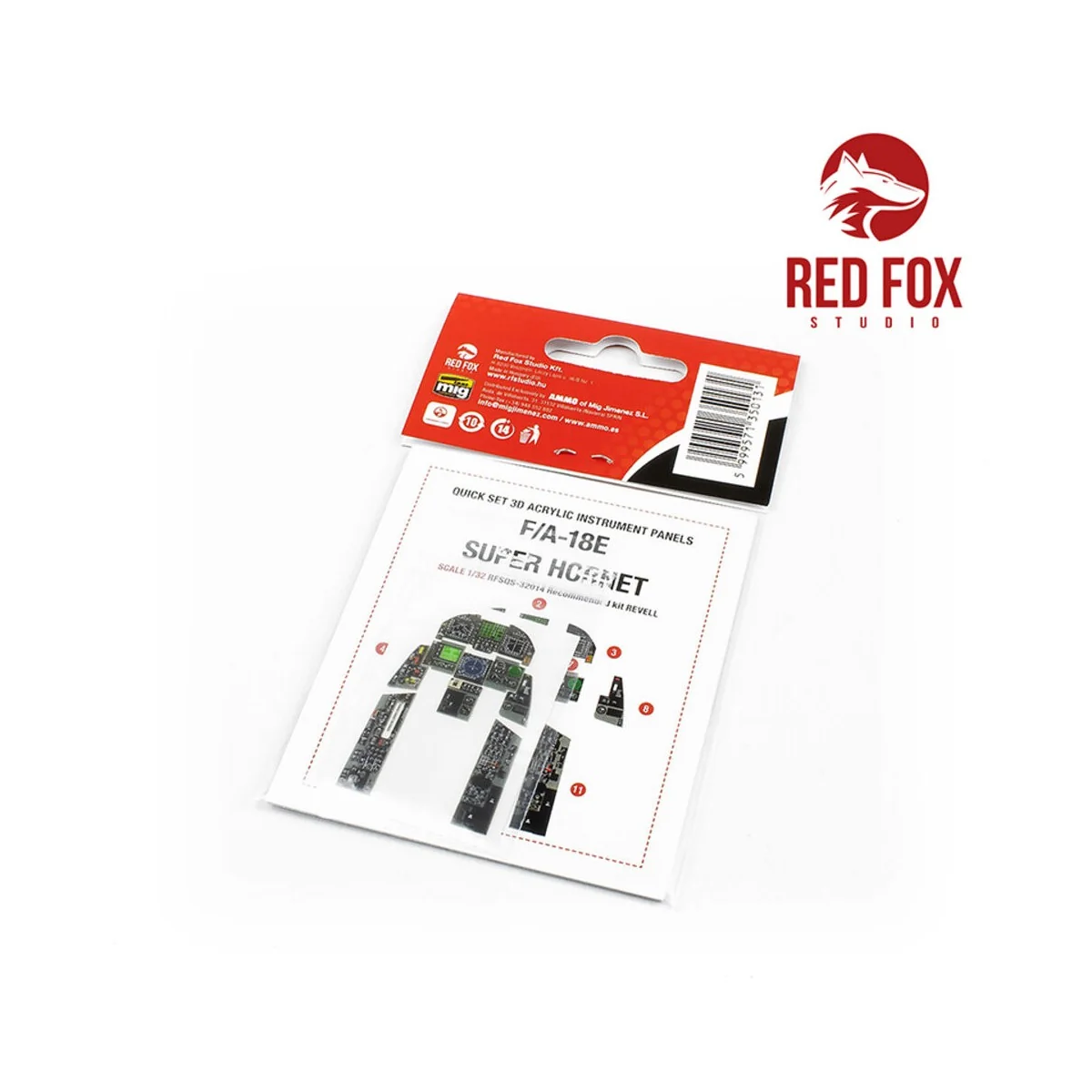 1/32 F/A-18E Super Hornet (for Revell kit), 1/32 - Red Fox Studio R...